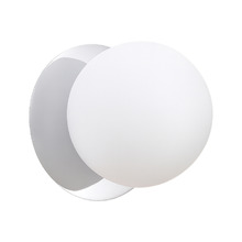 Lassie Opal Frosted Glass Warm White LED Outdoor Wall Light